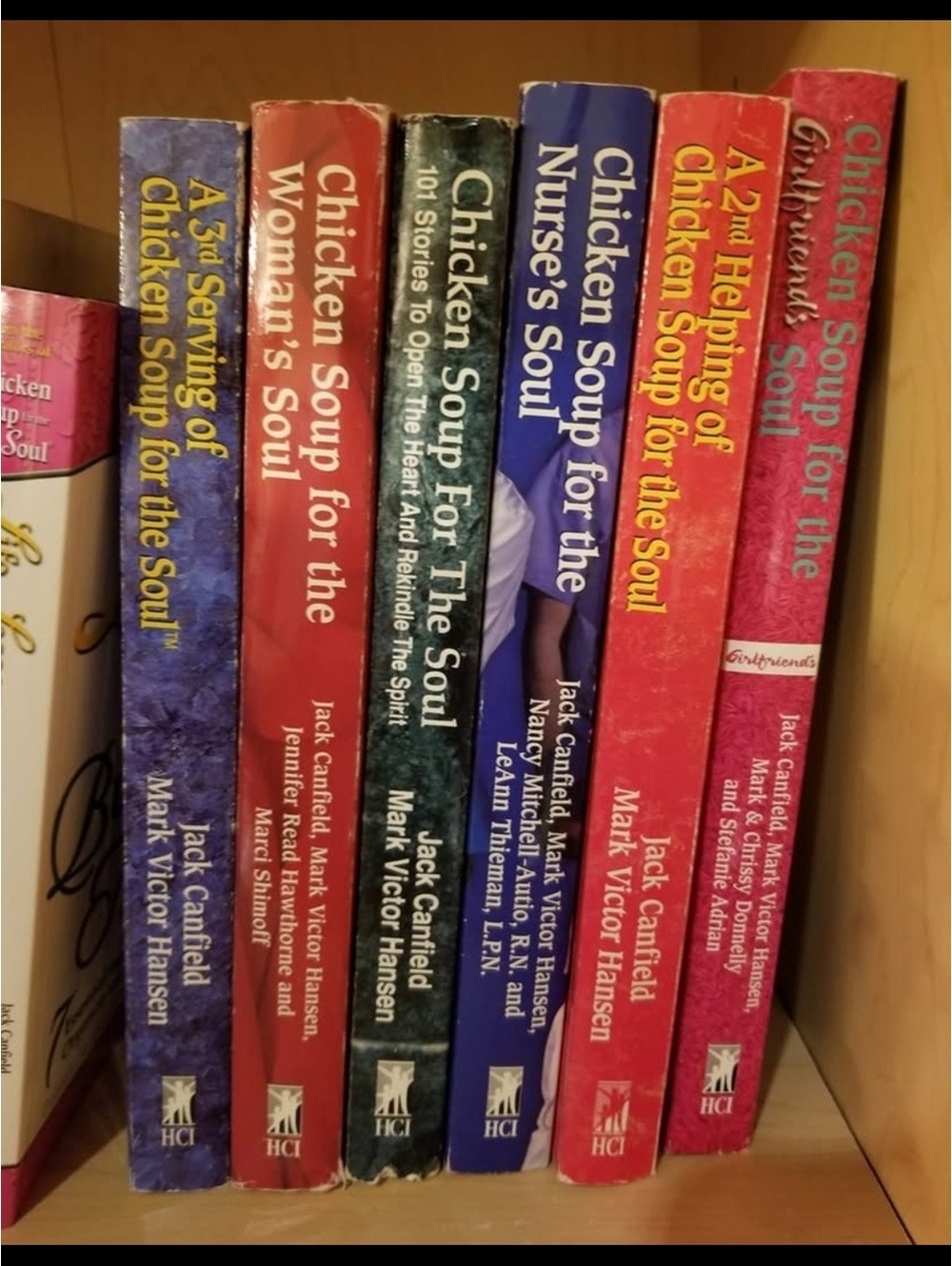 Bundle of 7 Chicken Soup for the Soul Books in Good Condition